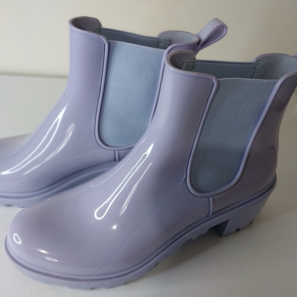 FK Elegant Lavender Women's Rain Boots Size 9